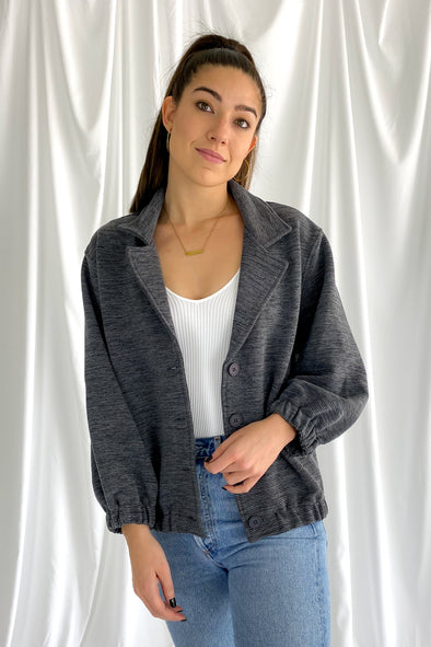 Throw It On Jacket | Dark Grey - We’re About That