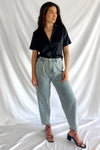 Flashback Pleated Jeans | Light Wash - We’re About That